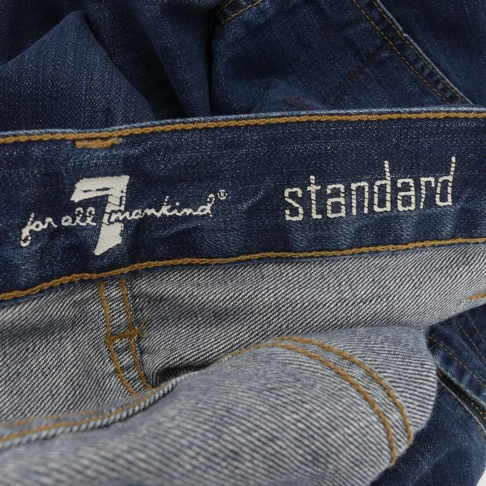 7 For All Mankind Jeans Mens‎ 38 Blue Standard Straight Leg Classic Denim 38x28